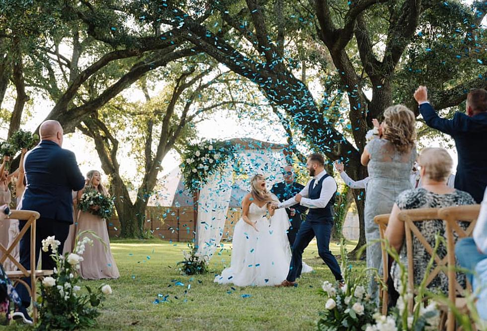 Lake Charles Wedding Ends With Unique Gender Reveal