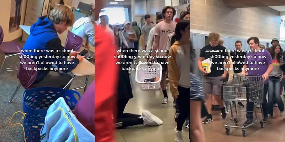 Viral Video: Students Carrying Books in “Anything but a Backpack