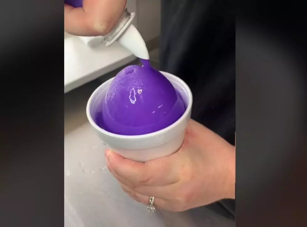 Moss Bluff Snow Cone Stand Goes Viral: “Purple” Snow Cone