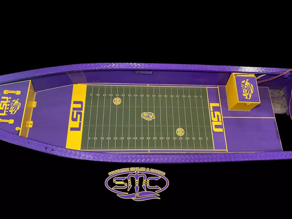 This Custom LSU Themed Boat is a Touchdown For Sure!