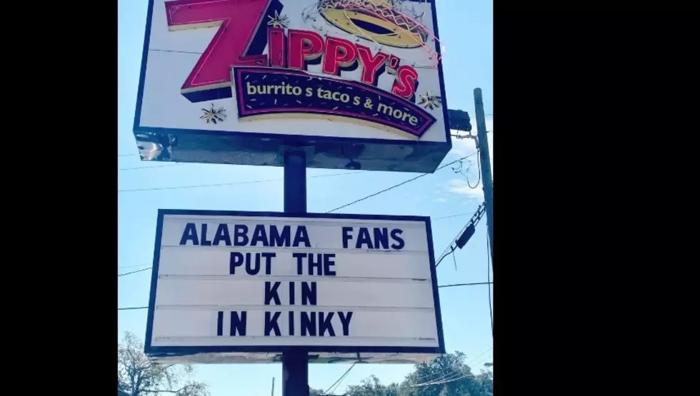Baton Rouge Taco Place Uses Sign to Talk Trash for Alabama Game