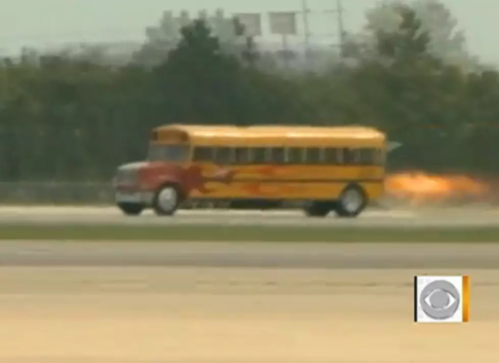 Jet Powered School Bus Breaks 300 MPH