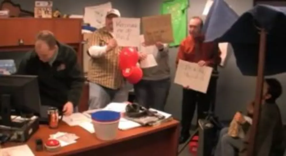 B105 Staff Protests When They Don&#8217;t Get Brad Paisley Tickets [Video]