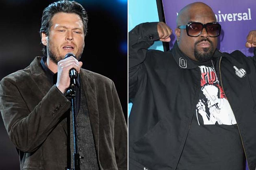 Blake Shelton and Cee Lo Green Working on a Song