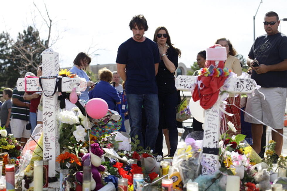 Christian Bale And Wife Visit Aurora Colorado Memorials And Spend Time With Victims