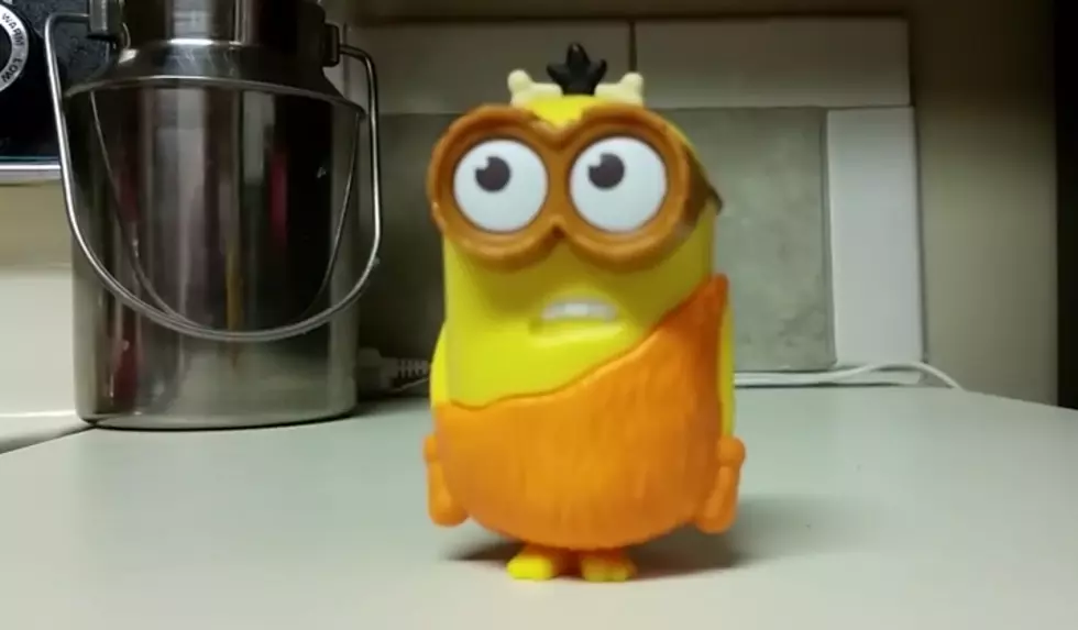 Do You Think The McDonald’s Minion is Swearing?  Sure Sounds Like It! [VIDEO]