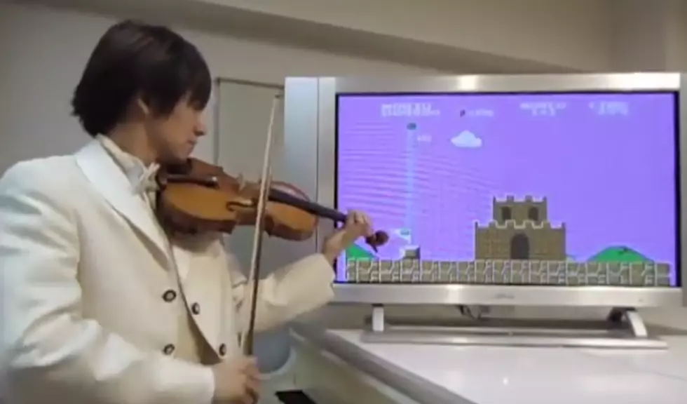 Guy With A Violin Does Music & Sound Effects for Super Mario Bros [VIDEO]