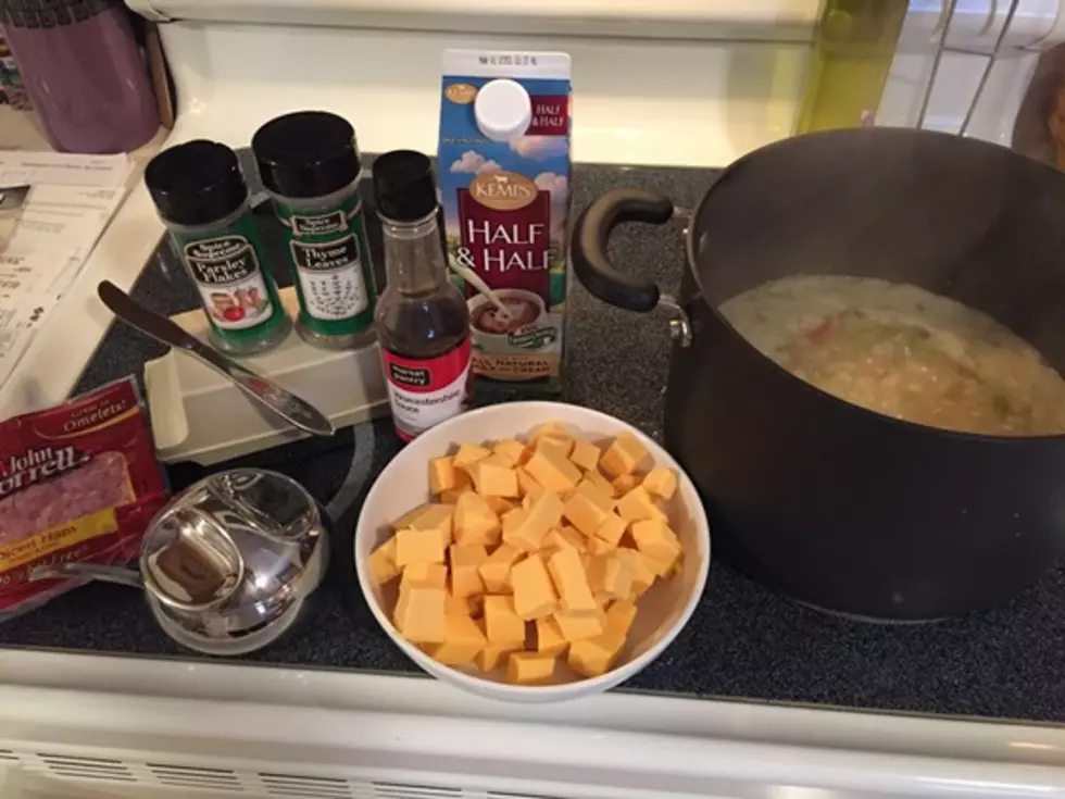 Try My Easy Cheesy Potato Soup (Ham Optional)