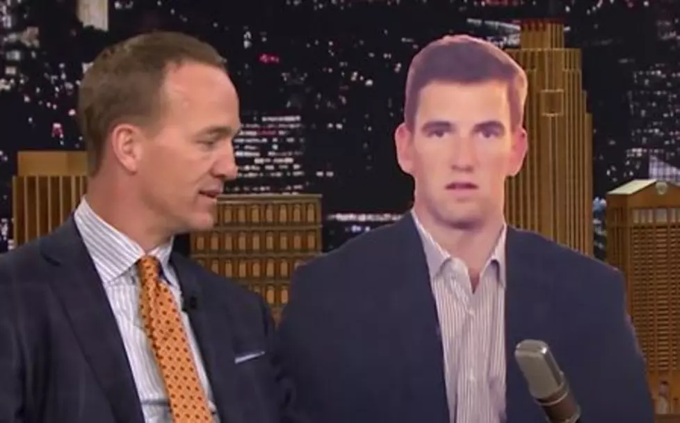 Watch Peyton Manning Talk to Eli Manning’s Sad Face [VIDEO]