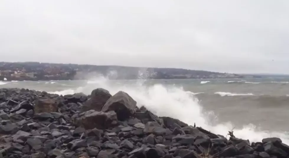 Sunday Afternoon Gale Storm Creates Huge Waves At Canal Park [VIDEO]
