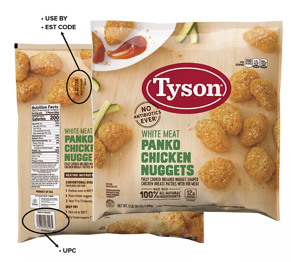 Tyson Recalls Chicken Nuggets Due to Rubber Contamination