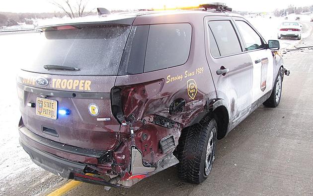 9 MN State Patrol Squad Cars Hit On Side of Road in Just 11 Days