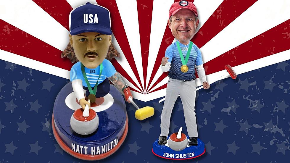 USA Olympic Curlers Matt Hamilton & John Shuster Immortalized As Bobbleheads