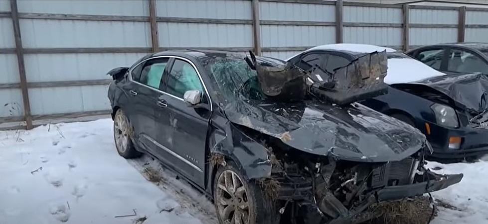 Man Survives Launching Car Over Michigan Overpass & It Was Caught On Video