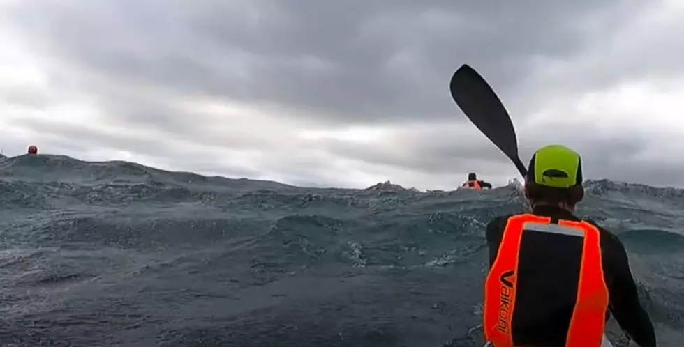 Watch Kayakers Paddle Through Insane Lake Superior Swells Near Duluth