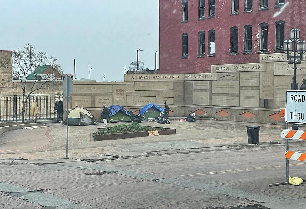 Homeless Tents Are Now At The Clayton Jackson McGhie Memorial In Duluth