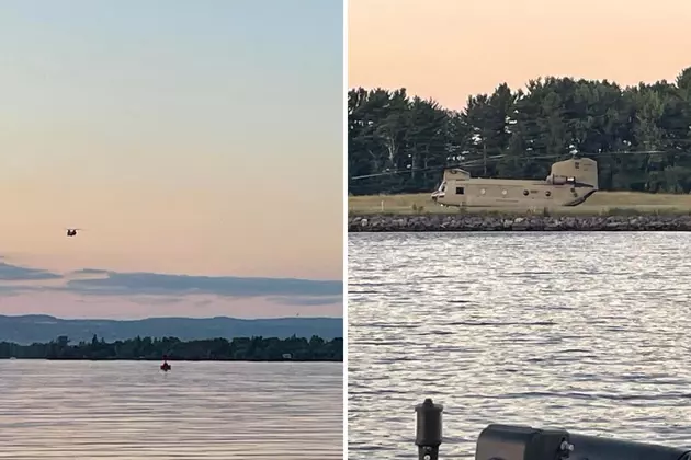 Massive Military Helicopter Spotted Doing Exercises Over Duluth&#8217;s Park Point