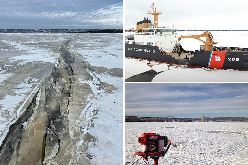 Here’s What Happens When Ice Fishing In Duluth When The Icebreaker Comes Through
