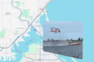 US Coast Guard Helicopter Spotted In Duluth’s St. Louis Bay