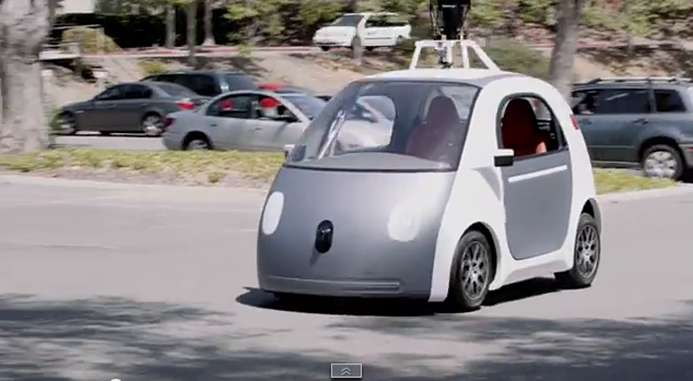 First Test Drive Of Google Self Driving Car [Video]
