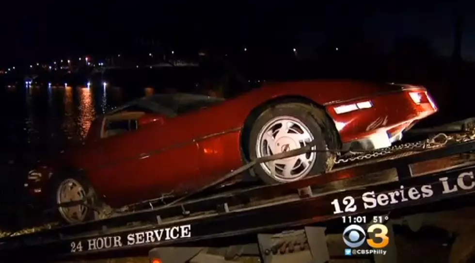Man Dumps Estranged Wife’s Corvette into River