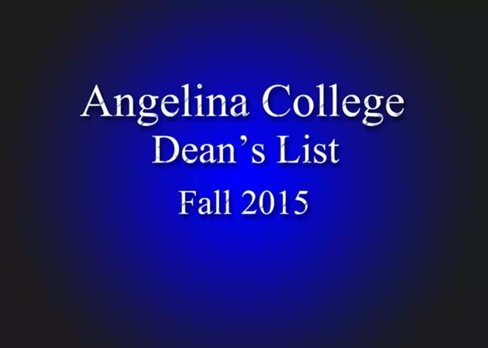 Angelina College Releases Fall 2015 Dean’s List