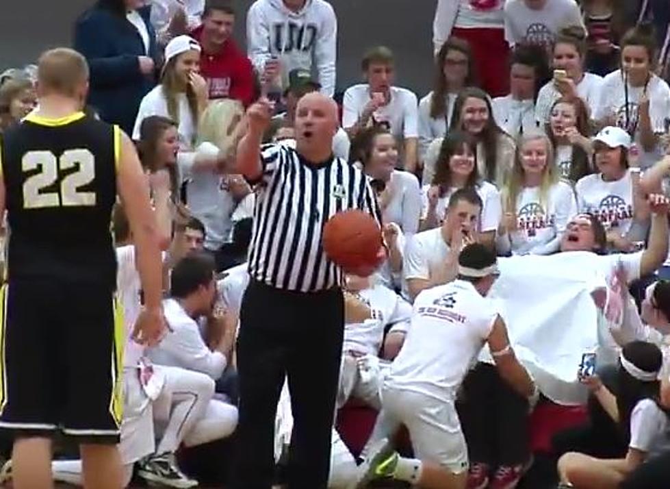 Student Section Fakes Baby Delivery to Distract Free Throw Shooter
