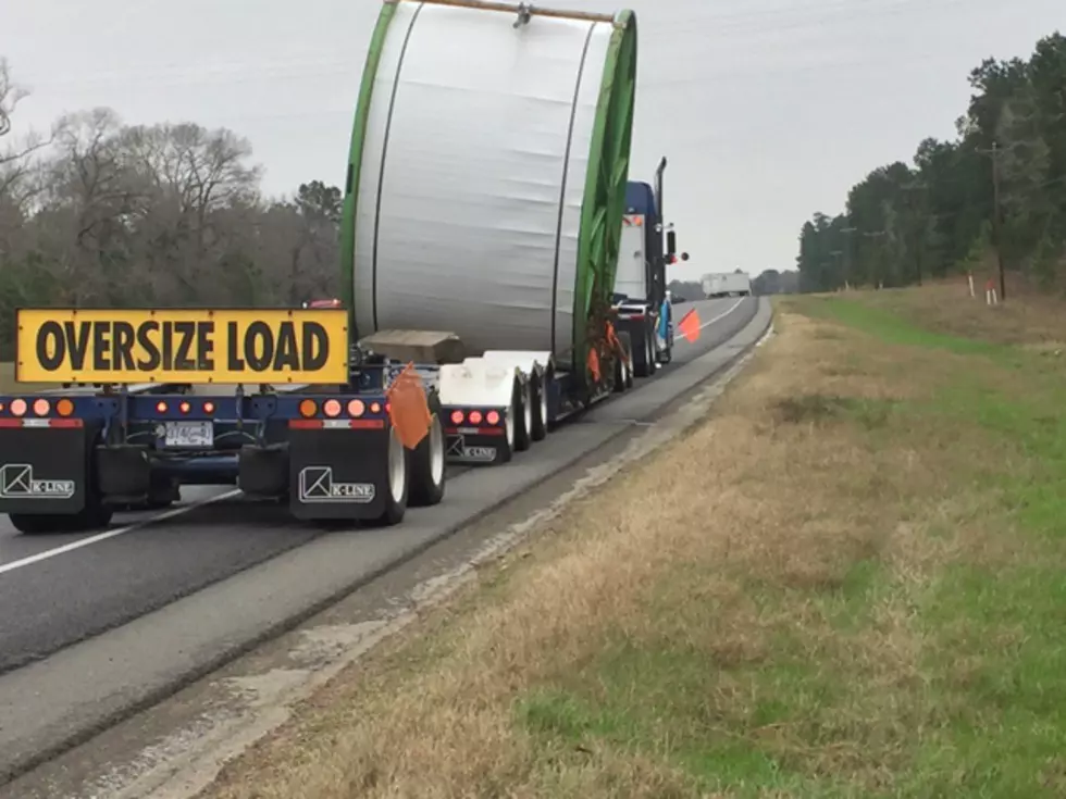 Shifted Oversized Load Causing Delays on Highway 59