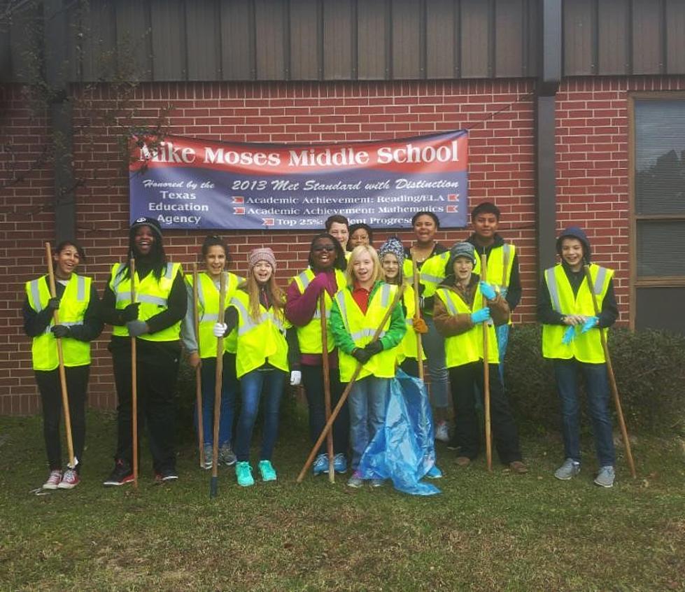 Mike Moses Middle School Students Adopt A Street