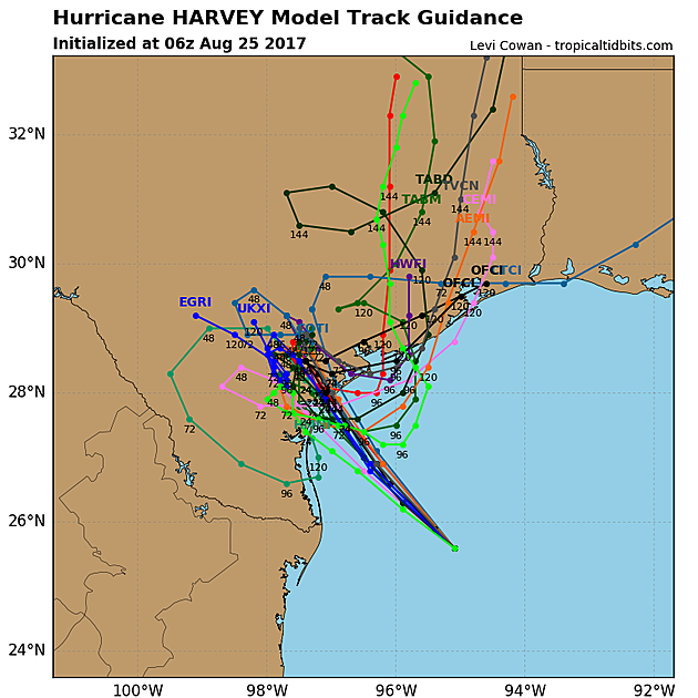 What is the Worst Case Scenario for Houston, East Texas Concerning Hurricane Harvey