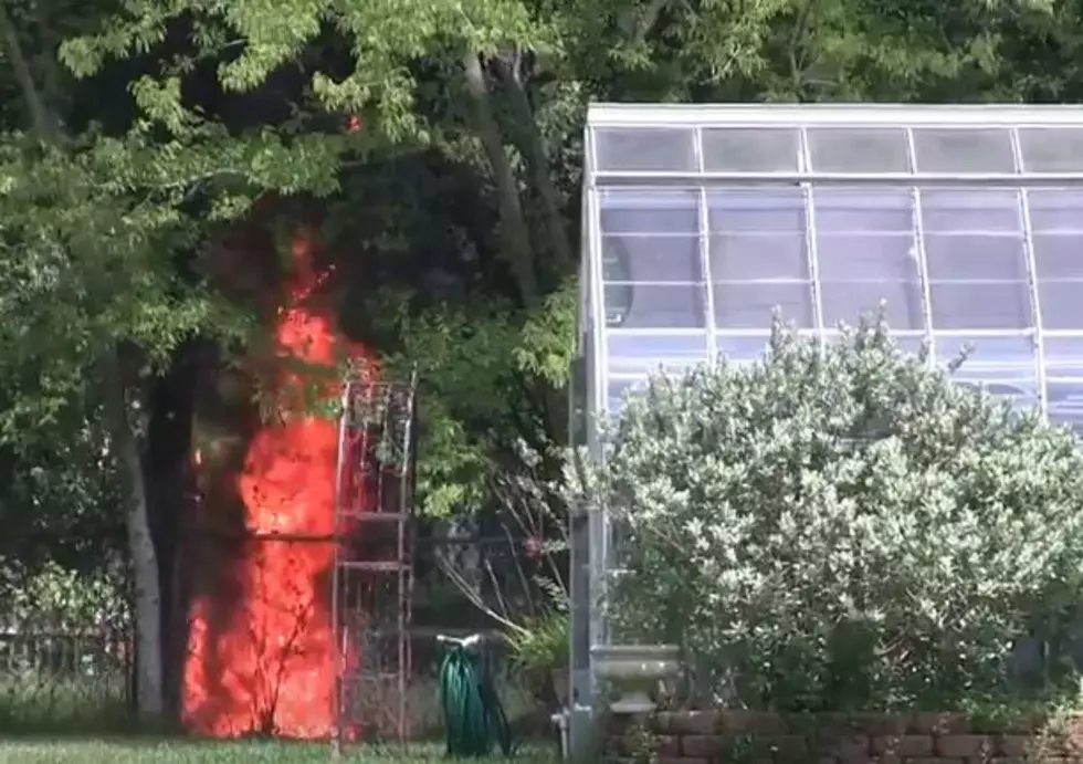 Transformer Explodes, Starts Backyard Fire Near KICKS 105