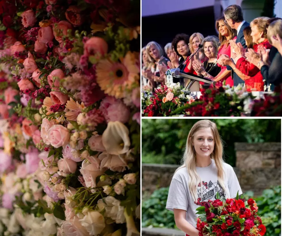 SHSU Student & Florist Provide Arrangement for the First Lady
