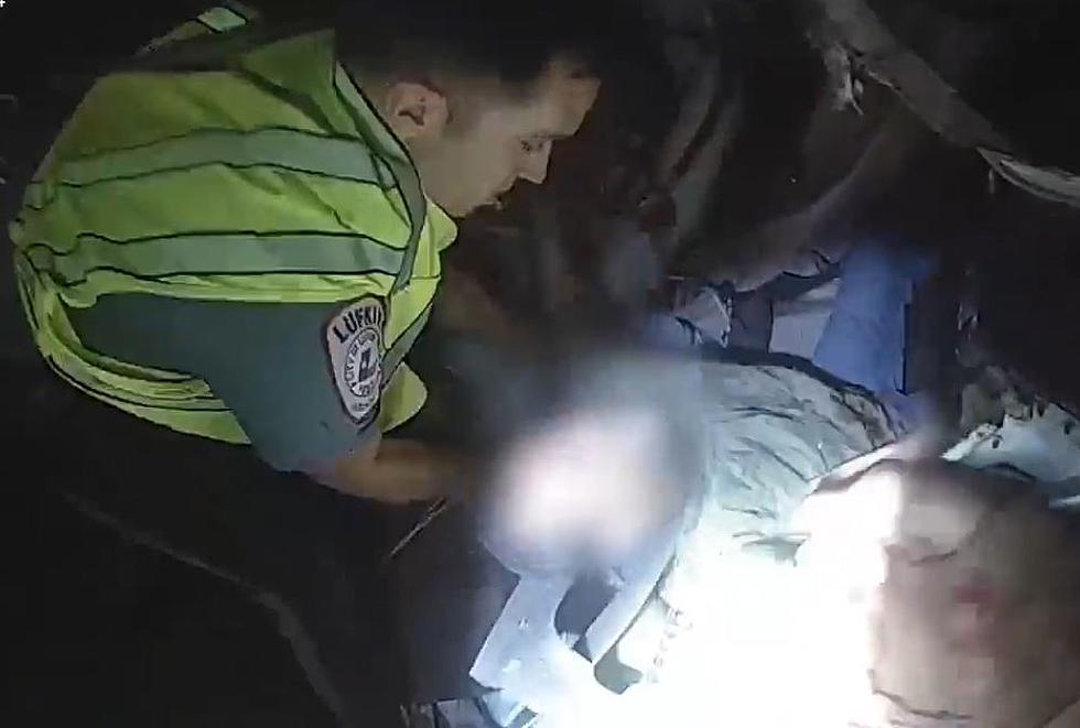 Amazing Video Shows Lufkin Police Rescue 18-Wheeler Driver