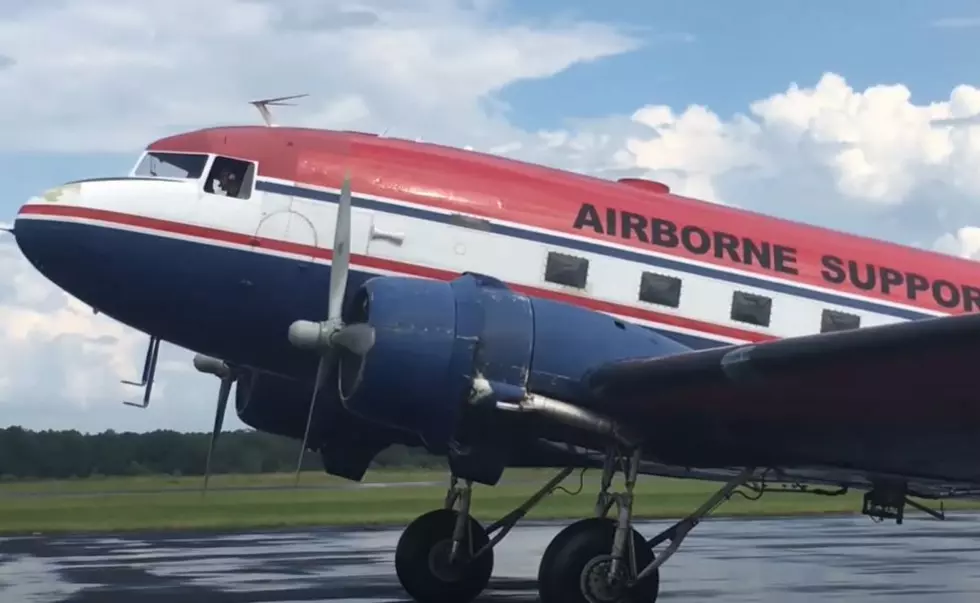 WWII-era DC-3 makes stop at Angelina Airport