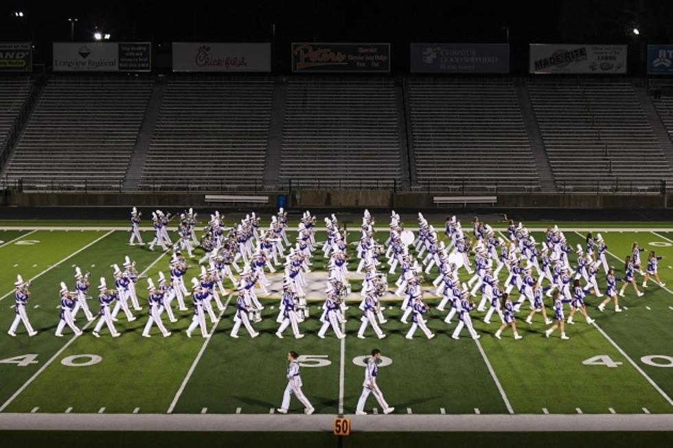Lufkin Panther Marching Band competing in first ever UIL State Military Marching Championship