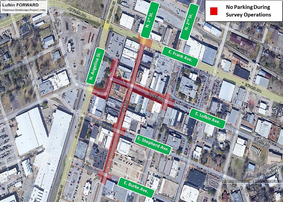 Portions of Downtown Lufkin to Be Closed Off Sunday Night