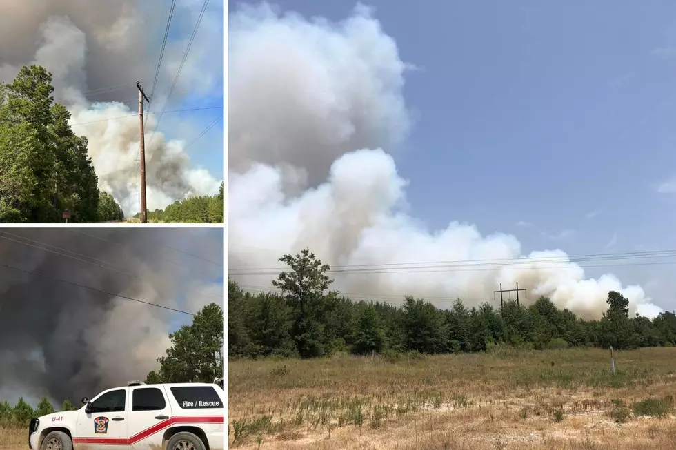 Massive 1000 Acre Fire Continues to Grow Near Huntsville, Texas