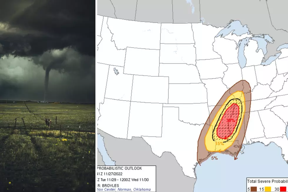 Severe Weather Outbreak May Bring Strong Tornadoes to East Texas