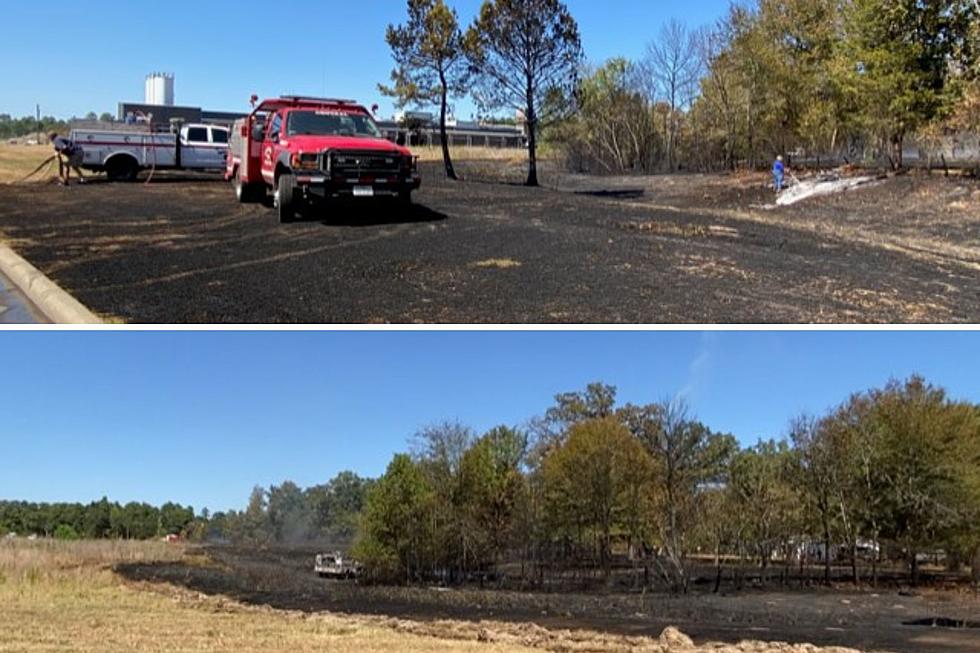 Large Grass Fire Shuts Down Angelina County Roadway