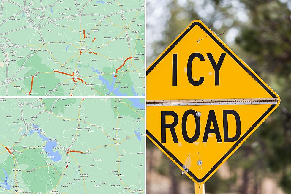 Icy Road Conditions/Closures Continue to Increase in East Texas