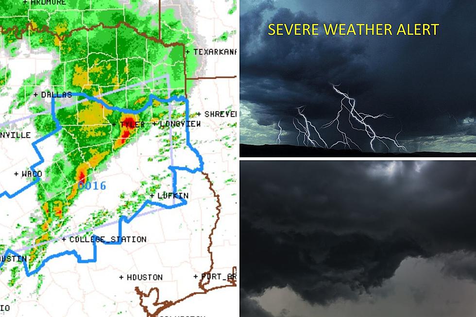 Severe Thunderstorm Watch Issued for Lufkin, Nacogdoches, East TX