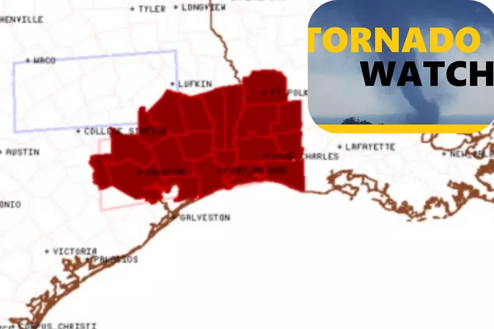 Tornado Watch Issued for Portions of East Texas Until 7 p.m.