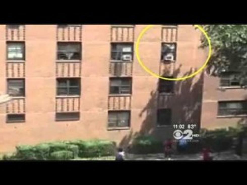 Man Catches 7-Year-Old Girl&#8217;s Fall From Third Story Window! [VIDEO]