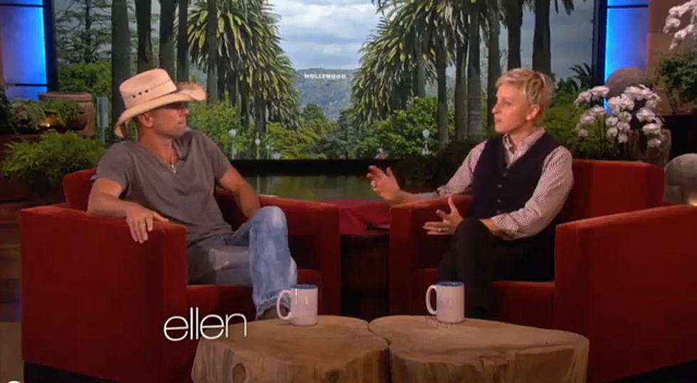 Kenny Chesney Talks, Sings and Tells a Joke on Ellen [VIDEOS]