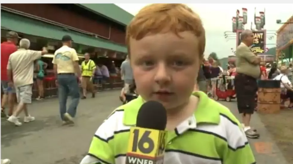 5-Year-Old Pennsylvania Boy Steals The Show at The County Fair [VIDEO]