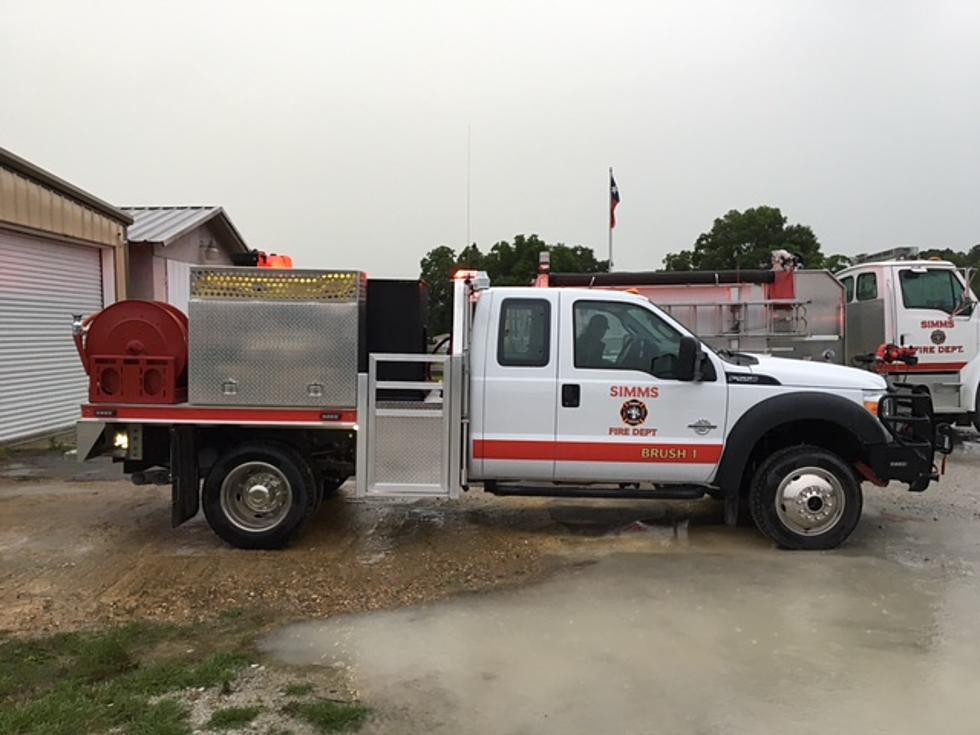 Simms District VFD receives $100,000 Grant for Brush Truck