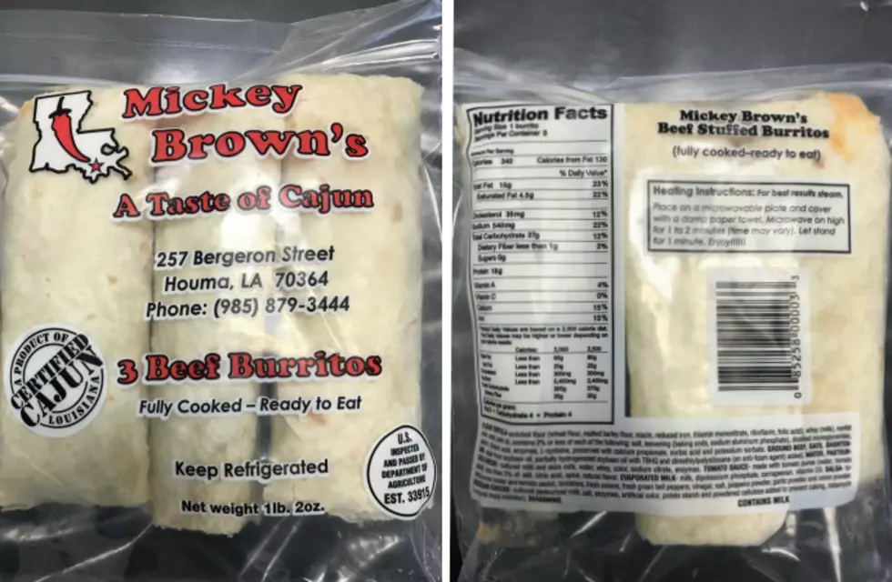 Mickey Brown Recalls Beef Burrito Products For No Inspection