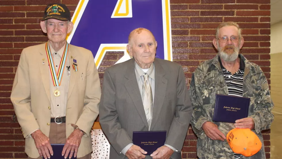 Three Ashdown, Ark. Veterans Receive Diplomas in Special Ceremony
