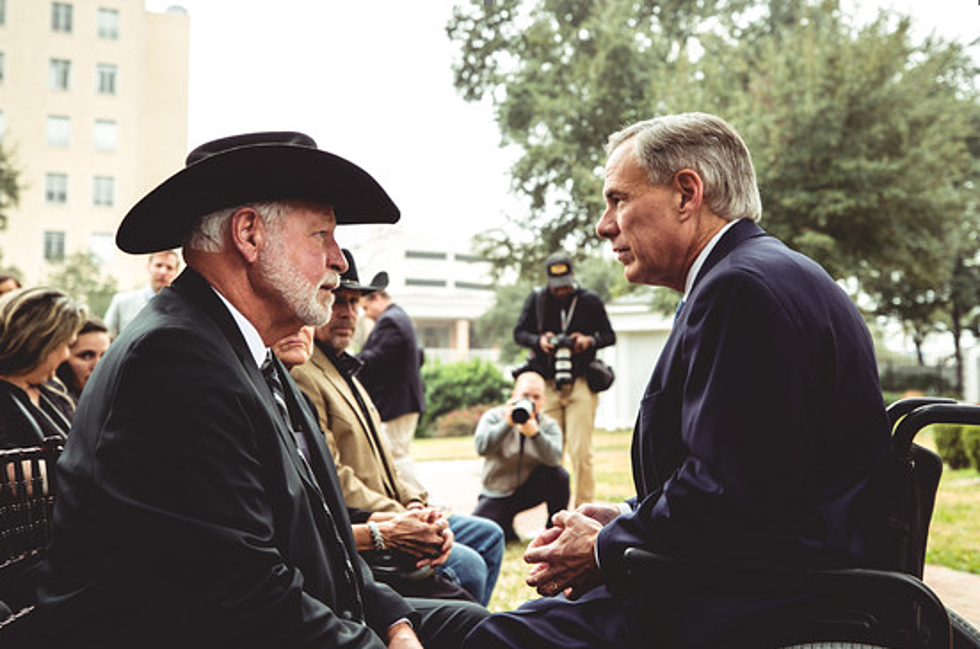 Governor Abbott Presents Medal Of Courage To Jack Wilson