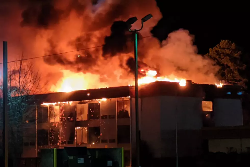 Old Quality Inn Hotel On North State Line Burns Tuesday Morning